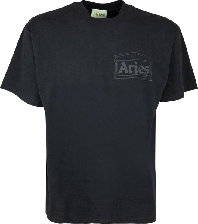 Aries Aries T-shirts and Polos Black Zwart