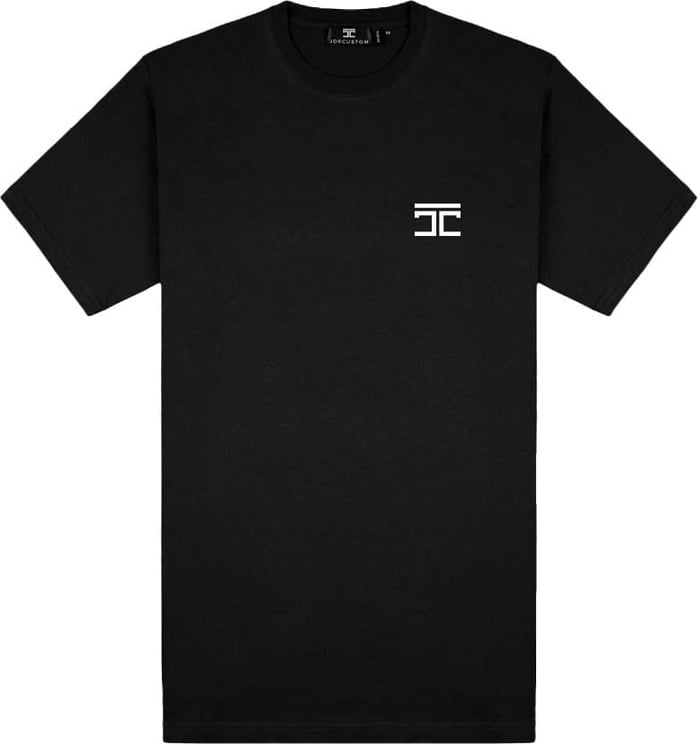 JORCUSTOM Icon Slim Fit T-Shirt Black Zwart