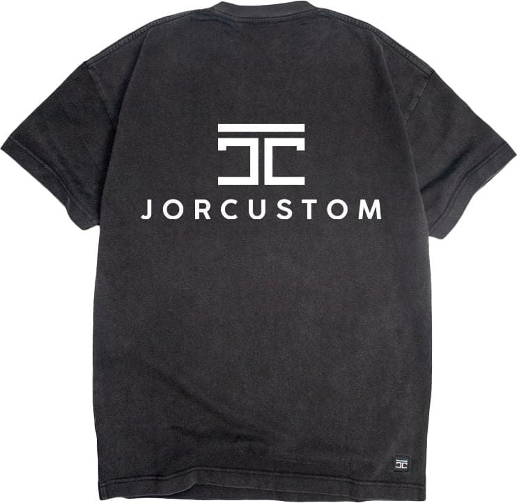JORCUSTOM Trademark Loose Fit T-Shirt Acid Grijs
