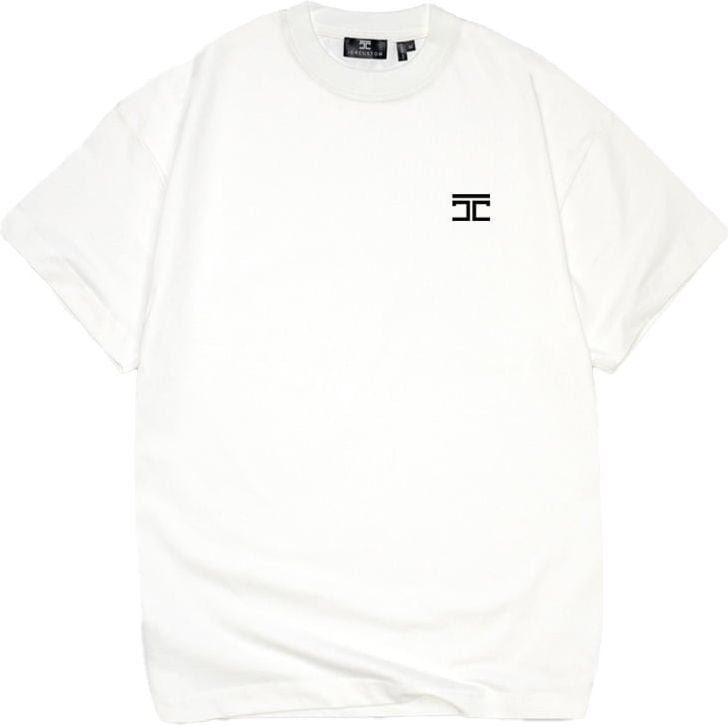 JORCUSTOM Icon Loose Fit T-Shirt White Wit
