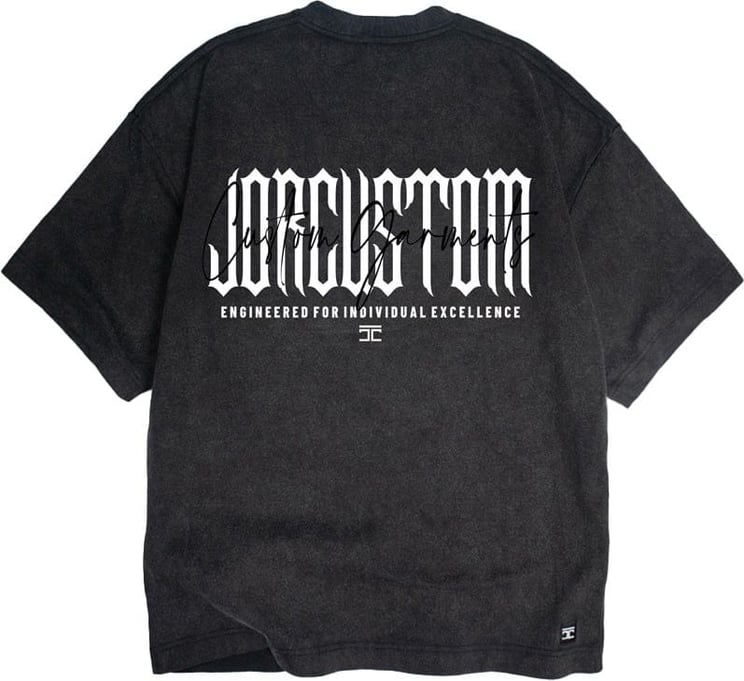 JORCUSTOM Excellence Oversized T-Shirt Acid Grijs