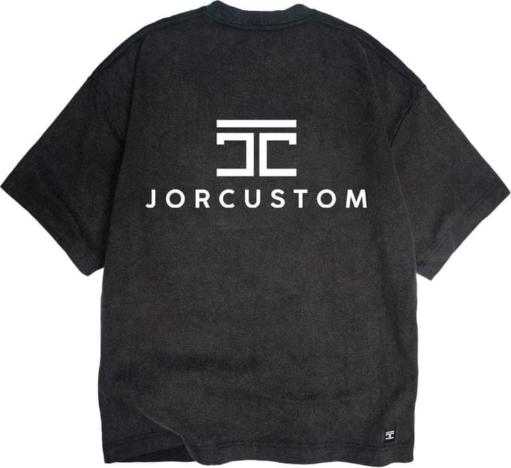 JORCUSTOM Trademark Oversized T-Shirt Acid Grijs