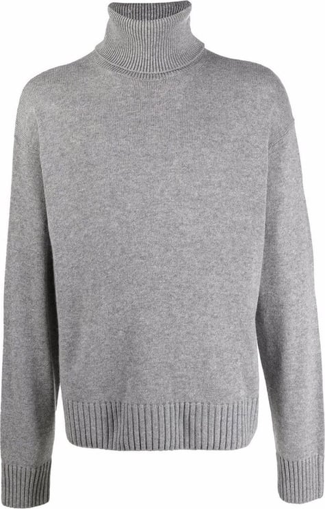 OFF-WHITE Basic Knit Turtleneck Sweater Grijs