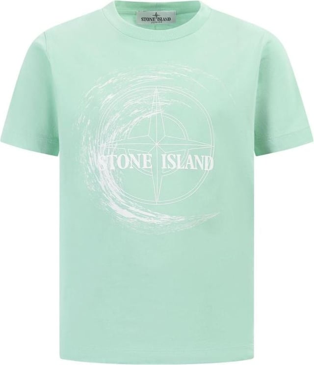 Stone Island Junior T Shirt Groen