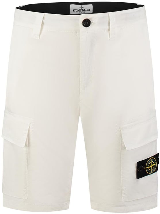 Stone Island Junior Bermuda Shorts Wit