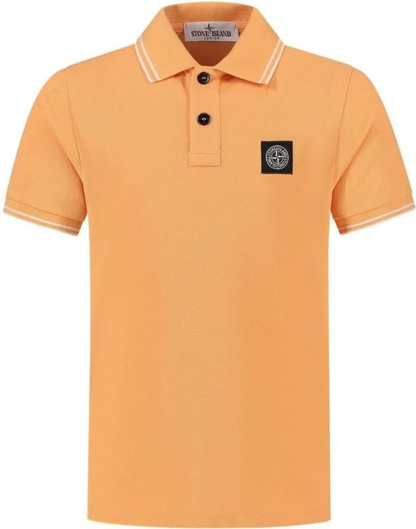 Stone Island Junior Polo Shirt Oranje