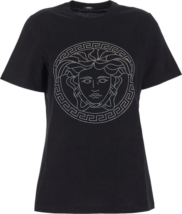 Versace Cotton T-shirt Zwart