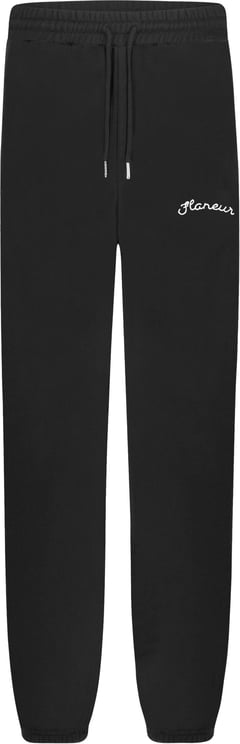 FLÂNEUR Signature Sweatpants Black Zwart