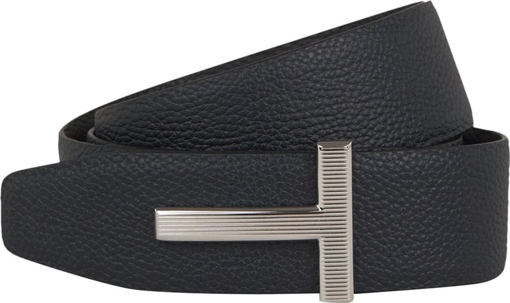 Tom Ford Reversible Leather Belt Blauw