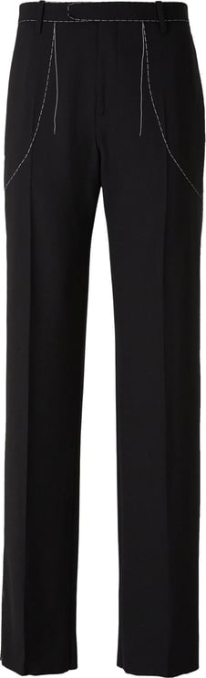 OFF-WHITE Wide Tailored Trousers Zwart