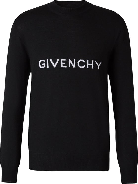 Givenchy Logo Knit Sweater Zwart