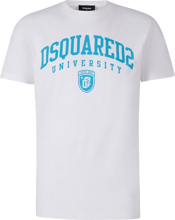 Dsquared2 Printed Logo T-Shirt Wit