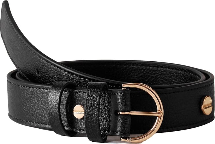 Borbonese BELT - Leather belt Zwart