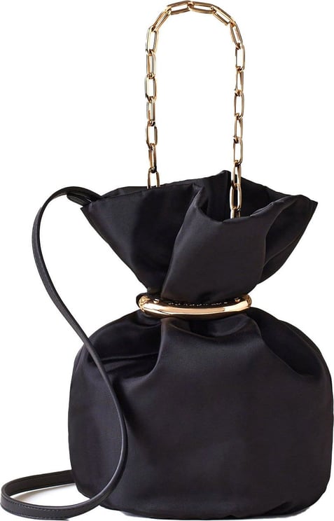 Borbonese TRESOR BUCKET BAG SMALL - Across body bag Zwart