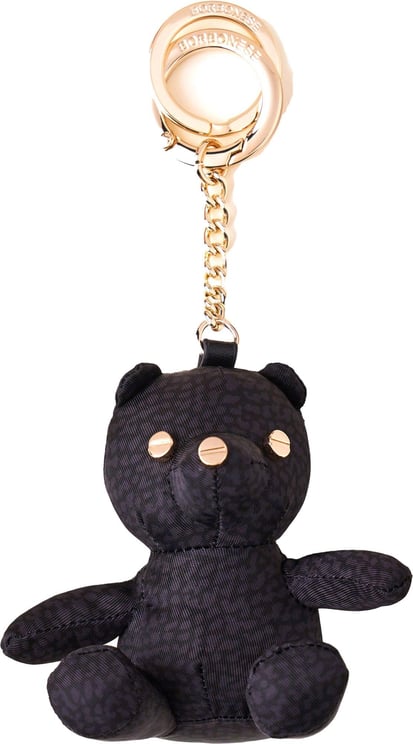 Borbonese Bear Key Chain Zwart