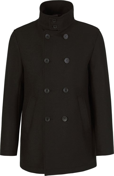 Herno Wool Coat Zwart