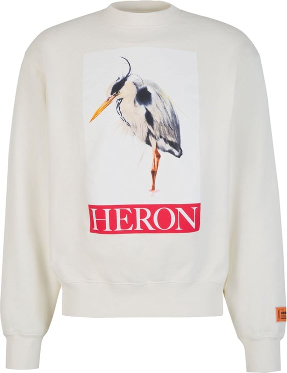 Heron Preston Logo Cotton Sweatshirt Wit