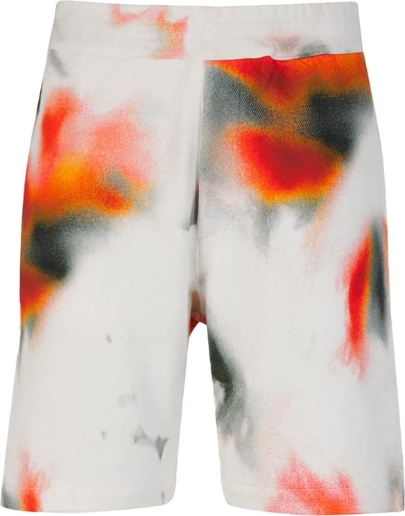 Alexander McQueen Printed Cotton Bermuda Shorts Wit