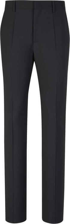 Valentino Wool and Mohair Trousers Grijs