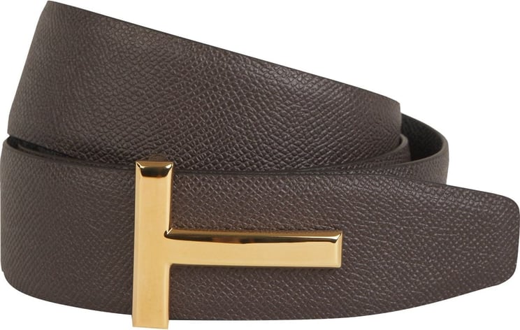 Tom Ford Reversible Leather Belt Bruin