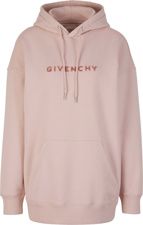 Givenchy Logo Hood Sweatshirt Roze
