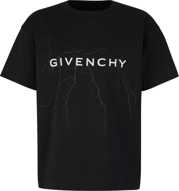 Givenchy Reflective Print T-Shirt Zwart
