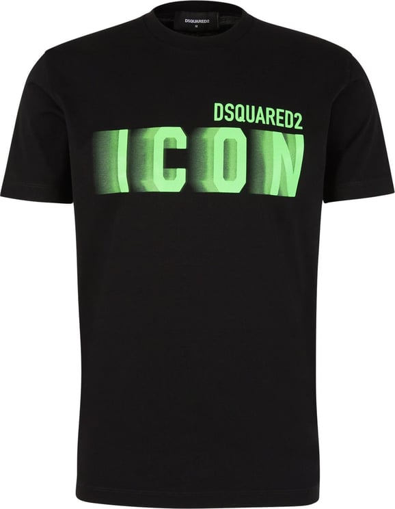 Dsquared2 Icon Printed T-Shirt Zwart