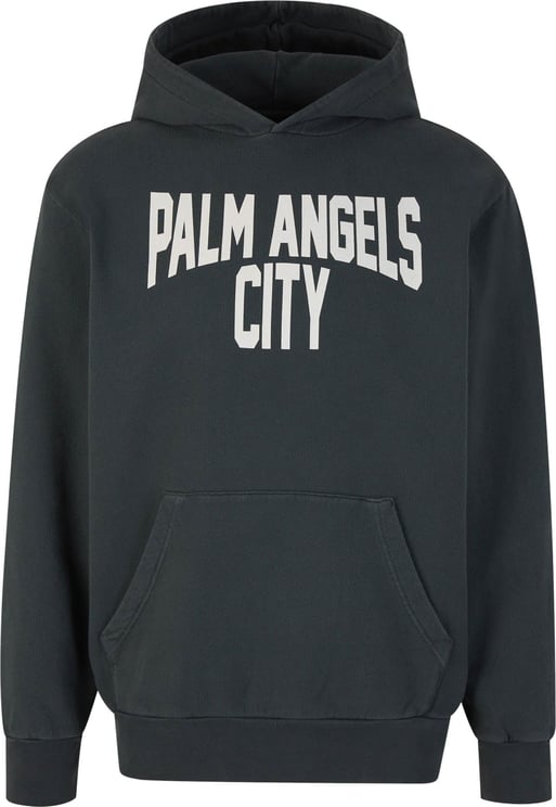 Palm Angels City Hood Sweatshirt Grijs
