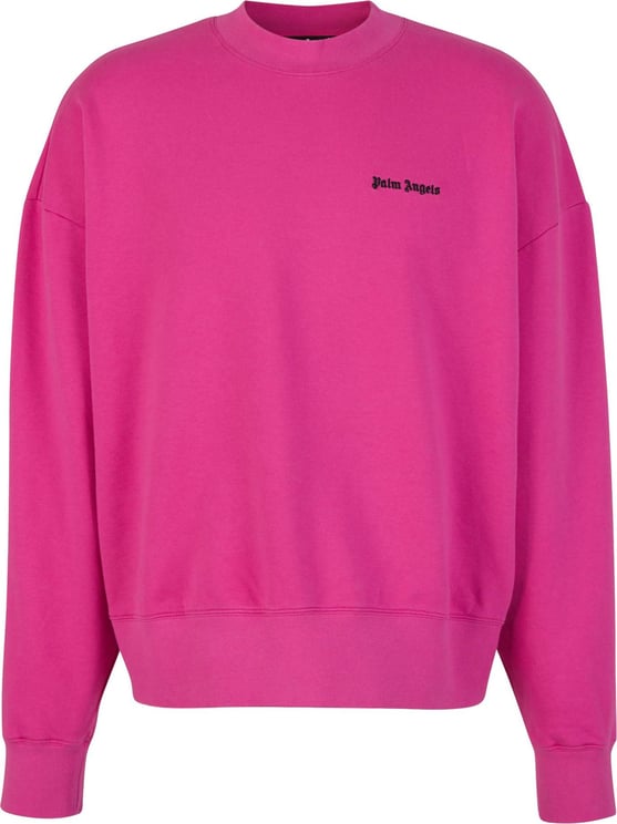 Palm Angels Logo Crewneck Sweatshirt Roze
