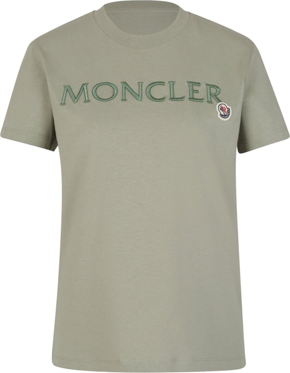Moncler Cotton Logo T-shirt Groen