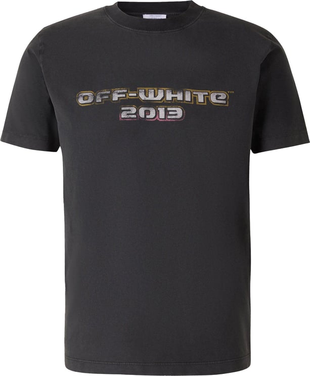 OFF-WHITE Printed Graphic T-Shirt Zwart