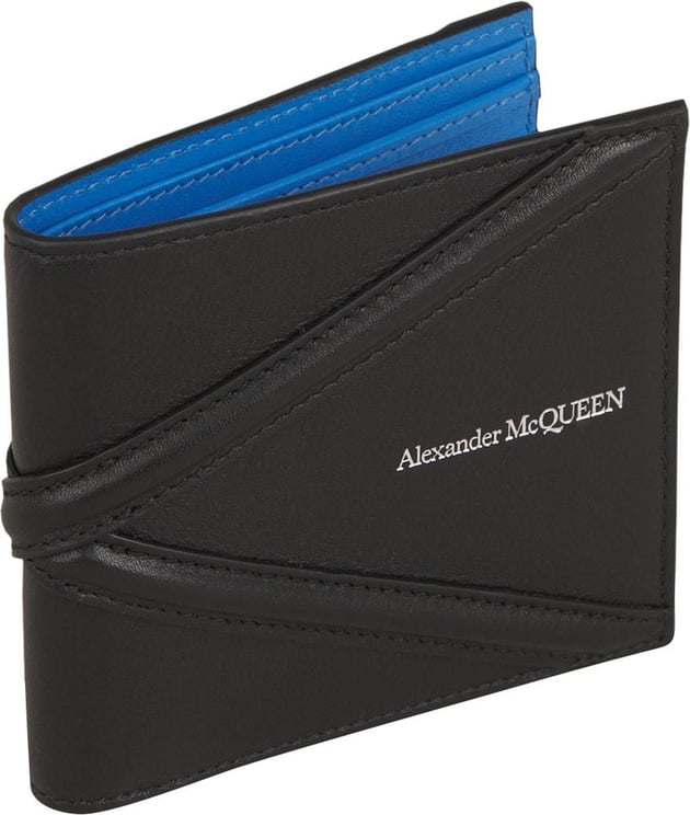 Alexander McQueen The Harness Billfold Wallet Zwart