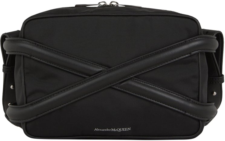 Alexander McQueen The Harness Camera Bag Zwart