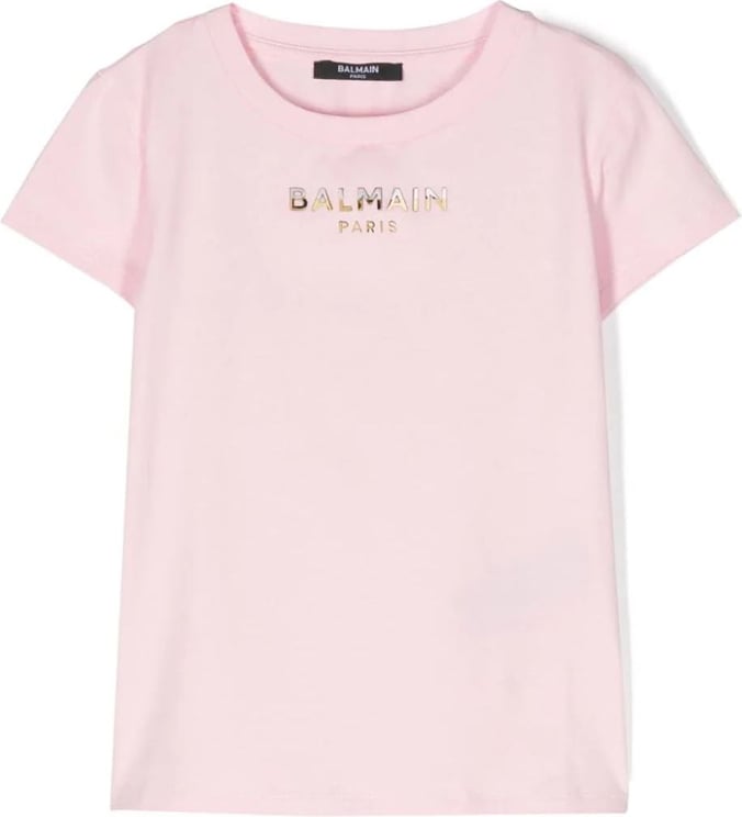 Balmain t-shirt pink Roze