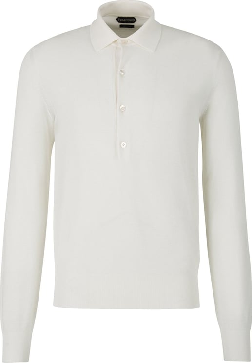 Tom Ford Silk And Cotton Polo Beige