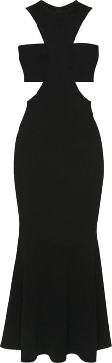 Alexander McQueen Harness Point Dress Zwart