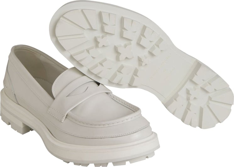 Alexander McQueen Penny Loafers Wit