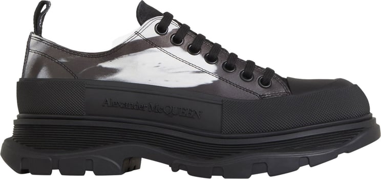 Alexander McQueen Sneakers Tread Slick Lace Up Zwart
