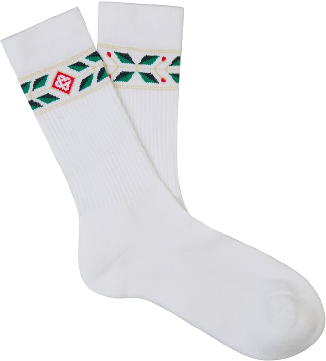 Casablanca Logo Jacquard Socks