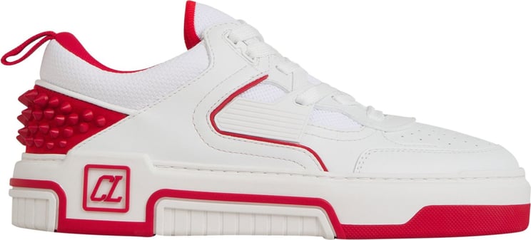 Christian Louboutin Leather Astroloubi Sneakers Wit