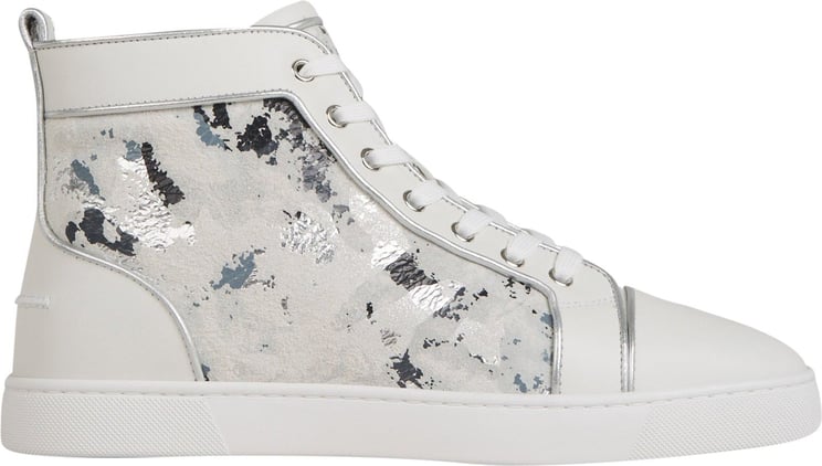 Christian Louboutin Louis Leather Sneakers Wit