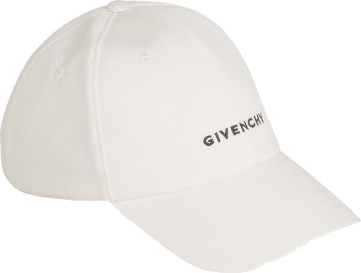 Givenchy Cotton Logo Cap Wit