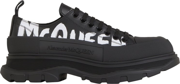 Alexander McQueen Sneaker Tread Slick Zwart