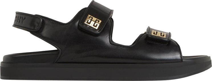 Givenchy Leather Strap Sandals Zwart
