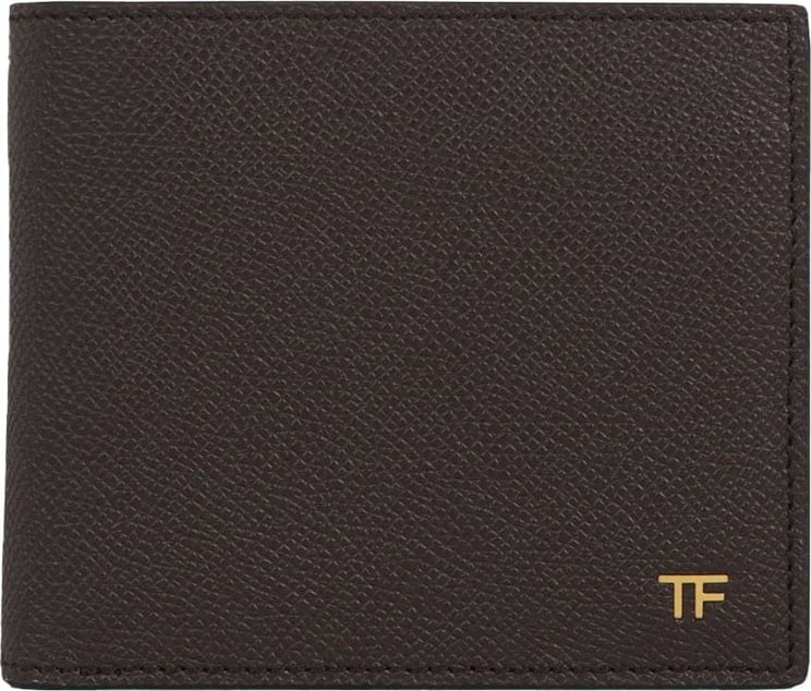 Tom Ford Logo Leather Wallet Bruin