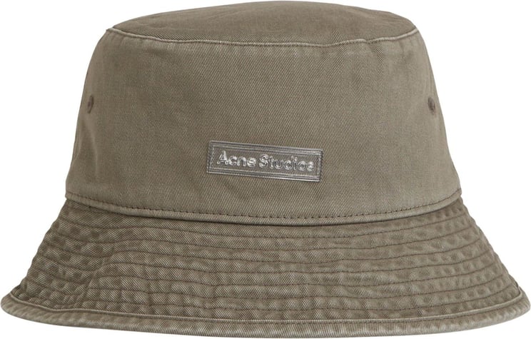 Acne Studios Logo Bucket Hat Groen