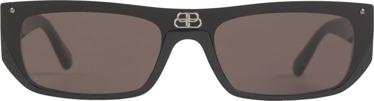 Balenciaga Rectangular Sunglasses Zwart