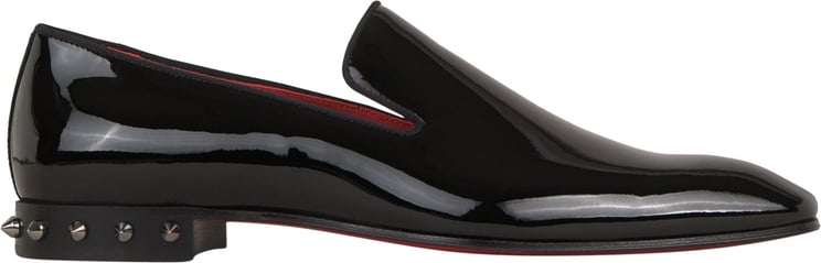 Christian Louboutin Marquees Patent Leather Loafers Zwart