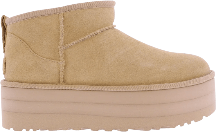 UGG Dames Ultra Mini Platform Driftwood Beige