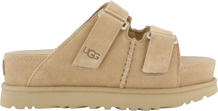 UGG Dames Goldenstar Hi Slide Sand Beige